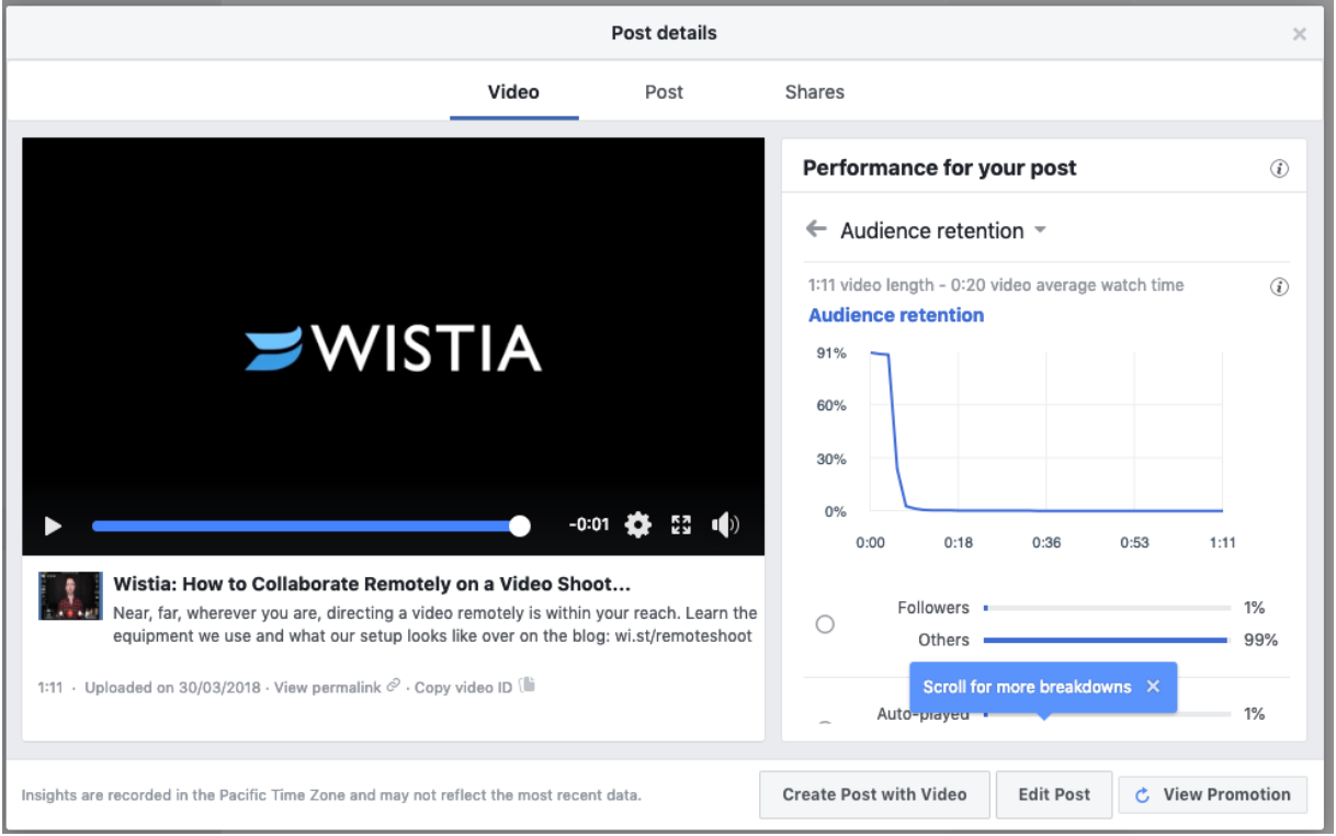 video marketing performance 